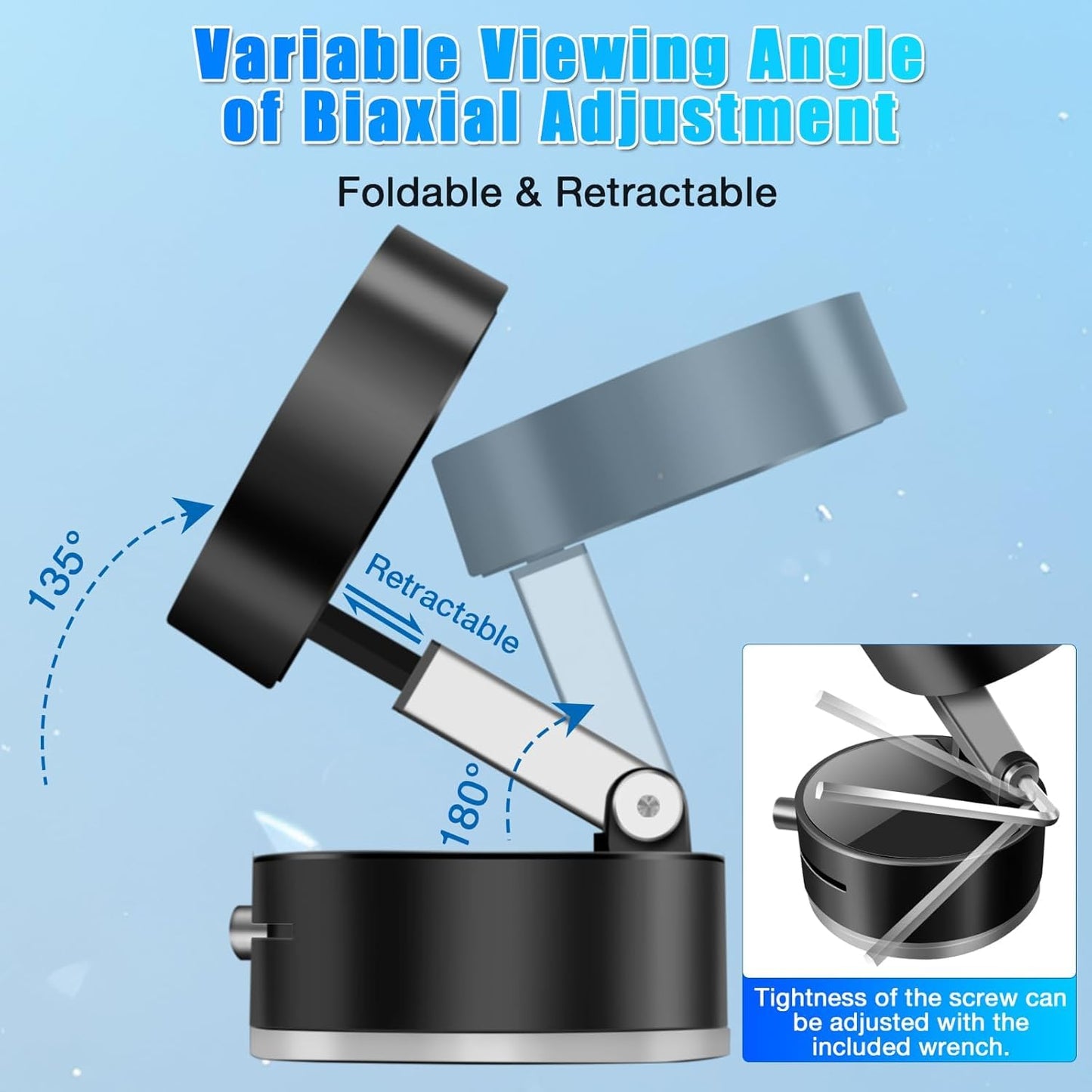 Vacuum Magnetic Suction Phone Holder